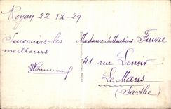 POSTAL Royan Pontaillac de la VENDIMIA una esquina de la playa