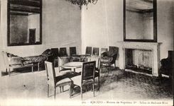 VINTAGE POSTCARD Ajaccio House of Napoleon 1st Living room of Madam mother