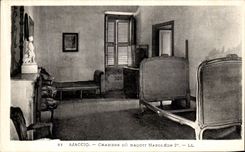 VINTAGE POSTCARD Ajaccio Room Or Was born Napoleon 1st Corsica