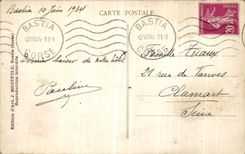 La POSTAL Bastia de la VENDIMIA coloca el Saint Nicolas de Corcega