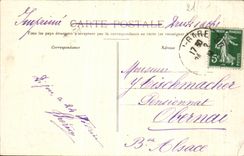 VINTAGE POSTCARD Dijon Monument of Resistance