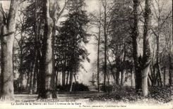 CPA Chatillon sur Seine Le jardin de la mairie au fond l avenue de la gare