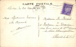 VINTAGE POSTCARD Pouliguen the trolls Beaches Pouliguen the beach Benoit and Baule