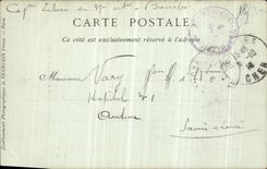 Iglesia de Bourges Soulerraine de la POSTAL de la VENDIMIA de la catedral