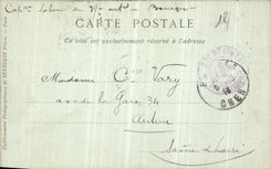 Chimenea vieja del ayuntamiento de Bourges de la POSTAL de la VENDIMIA de la decimosexto pequena universidad