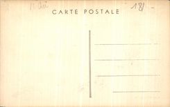 VINTAGE POSTCARD Chateumeillant Interier of L church