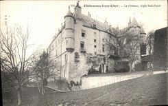 VINTAGE POSTCARD Chateaunef On Dear the Castle Western Southern angle