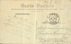 VINTAGE POSTCARD Grossouvre the Castle Dimensions Northern Is