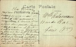 POSTAL Perigueux de la VENDIMIA la torre de Vesone