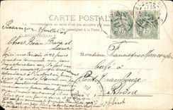 CPA Besancon Vue prise du clocher de St Jean Le quartier des casernes