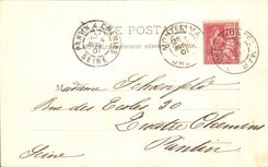 VINTAGE POSTCARD Montelimar District of Fust and Castle