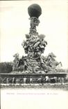 VINTAGE POSTCARD Beziers Fountain Of Titan By Injalbert