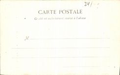 VINTAGE POSTCARD Beziers Fountain Of Titan By Injalbert