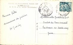 CPSM Church St Jean Bosco Paris the Central Nave