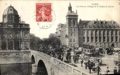 CPA Paris Le Pont au Change et le Palaise de Justice