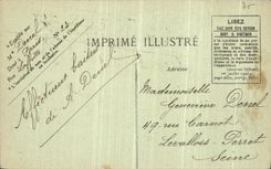 VINTAGE POSTCARD Paris Operated National Academy of Music