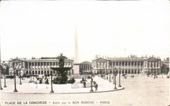 CPA Place de la Concorde Edite par le Bon Marche Paris