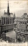 VINTAGE POSTCARD Paris Sainte the Vault and Law courts