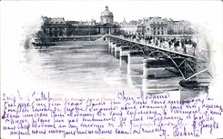 CPA Paris Le Pont des Arts et l Institut