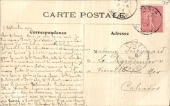 VINTAGE POSTCARD the Seine through Paris the Small arm upstream of the New Bridge