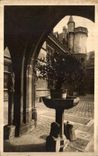 VINTAGE POSTCARD Paris While Strolling Museum of Cluny Court D honor