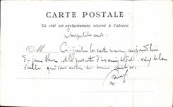 POSTAL de la VENDIMIA que el panteon publica por el buen mercado de Paris