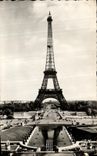 CPSM Paris Et Ses Merveilles La Tour Eiffel Vue du Palais de Chaillot