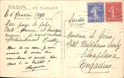 CPA Paris En Flanant L Avennue Foch