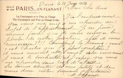 CPA Paris En Flanant La Conciergerie et le Pont au Change