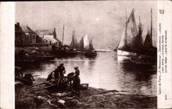 CPA Salon de Paris G Maroniez Dernieres Lueurs 