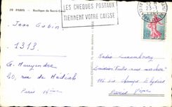 CPSM Paris Basilique du Sacre Coeur Montmartre 