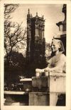 VINTAGE POSTCARD Paris the Tower Holy Jacques taken of the Fountain places of Chatelet Sphinx