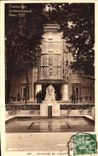 VINTAGE POSTCARD International exhibition Paris 1937 House Of L Egypt Sphinx