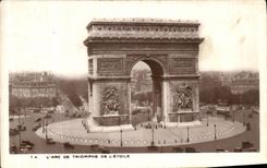 CPA L Arc De Triomphe De L Etoile Paris