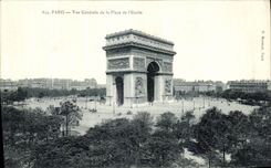 CPA Paris Vue Generale de L Place de l Etoile