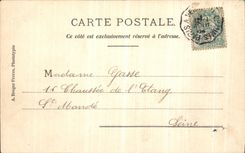 VINTAGE POSTCARD a Turn at the Bois de Boulogne the Big lake