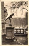 VINTAGE POSTCARD Paris Terrace of the museum and gardens of Luxembourg