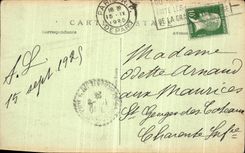 Exposicion internacional de Paris de la POSTAL de la VENDIMIA de la casa nacional D Italia de los artes decorativos