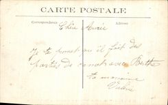 VINTAGE POSTCARD Bois de Boulogne Racecourse of Longchamps Entered of weighing Horses