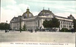 VINTAGE POSTCARD Paris the Petit Palais Contains the Dutuit Collection
