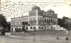 VINTAGE POSTCARD Paris L Observatory Of the Montsouris Park