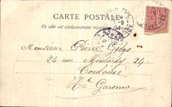 VINTAGE POSTCARD Paris Places Denfert Lion of Belfort