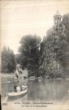 VINTAGE POSTCARD Paris Chaumont Hillocks the Lake and the View point