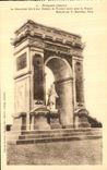 VINTAGE POSTCARD Proyart the Monument raised with the Children of Proyart died for France  Militaria