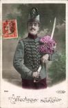 VINTAGE POSTCARD Affectionate Militaria Souvenir