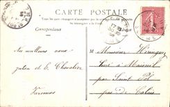 VINTAGE POSTCARD Albert the Basilica Seen Interior