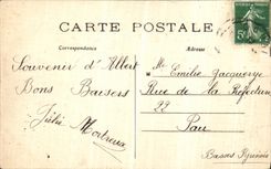 VINTAGE POSTCARD Albert Basilique of NR D of Brebieres View external of the Basilica