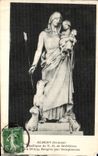 VINTAGE POSTCARD Albert Basilique of NR D De Brebieres the divine shepherdess by Delaplanche