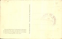 POSTAL NR D de la VENDIMIA de Lorette la camara acorazada de Lorette