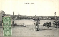 VINTAGE POSTCARD Bizerte the Vat